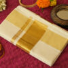 Handloom Kasavu Saree With Golden Border