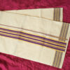 Handloom Saree with Golden & Purple Border