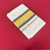 Handloom Saree With Green and Golden Border