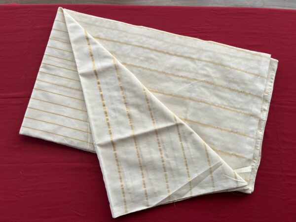 1123 Handloom Saree - Golden Stripes