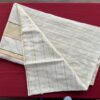 Handloom Saree -Golden Pink and  Green Stripes