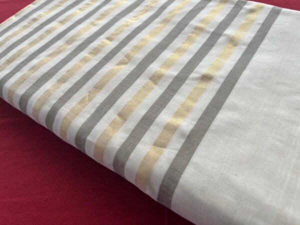 WhatsApp Image 2025-10-15 at 14.38.59_1aa4dbea Handloom Saree - Golden and Grey Stripe