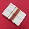 Handloom Kasavu Mundu for Men - Maroon Border