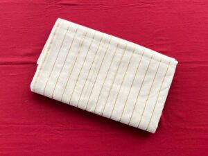 Handloom Saree - Golden Stripes